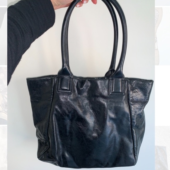 Tory Burch leather black tote - Picture 3 of 5